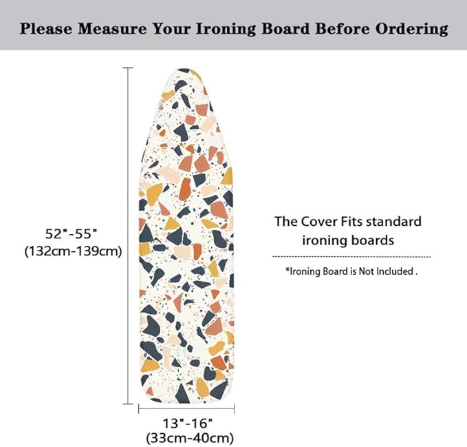 Colored Tile Fragments Ironing Board Cover Nordic Style Tiles Standard Size - Image 5