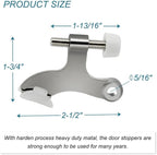 8 Pack Hinge Pin Brushed Nickel Door Stopper, Adjustable Heavy Duty Hinge Pin - Image 4