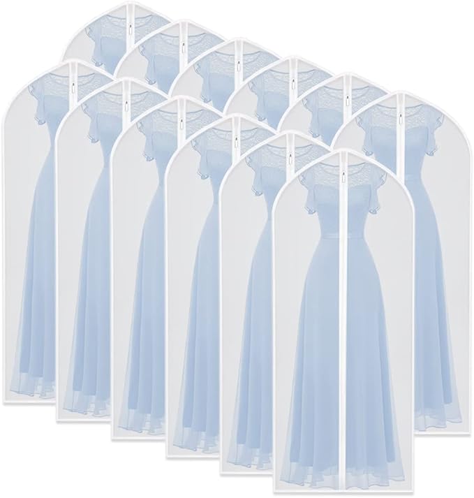Dress Bags for Hanging Clothes Breathable Suit Bag Covers by HomeClean