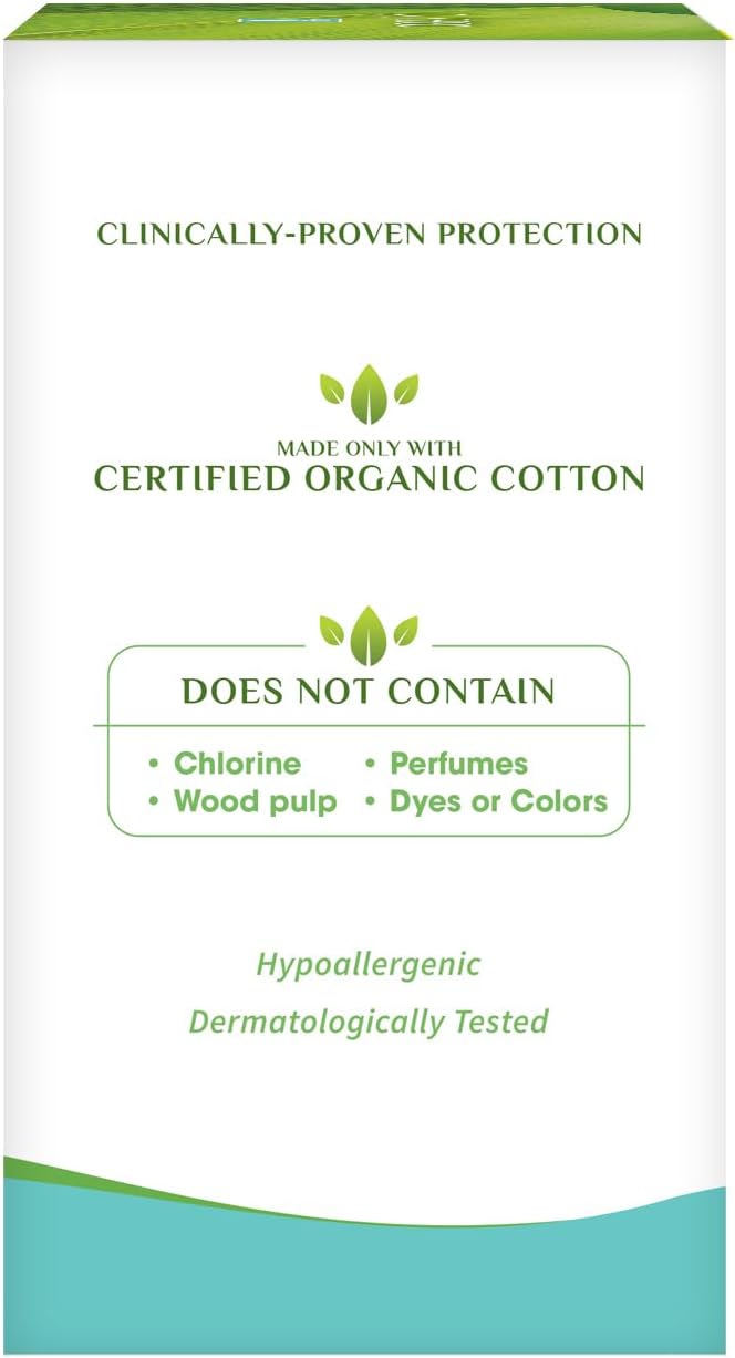 Organyc New and Improved 100% Certified Organic Cotton Inside and Out Overnight - Image 8