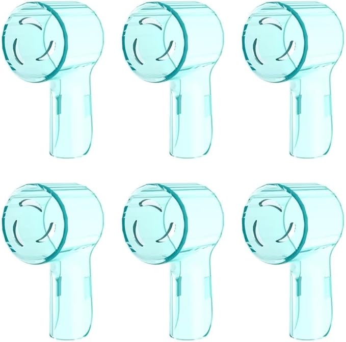 6 Pack Toothbrush Heads Dustproof Cover Compatible by HSYTEK