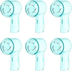 6 Pack Toothbrush Heads Dustproof Cover Compatible by HSYTEK