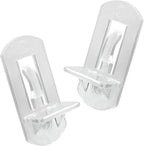 Biaungdo 12 Pcs Plastic Locking Shelf Support Pegs, 8mm Clear Cabinet Shelf - Image 7