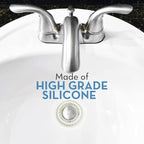 Bathroom Sink Hair Catcher for Pop-Up Drain – SinkRing 1.57" Precision Strainer - Image 4