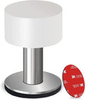 Door Stoppers with Extra Stickers, Self-Adhesive Door Stop with White Rubber & by THYBDB
