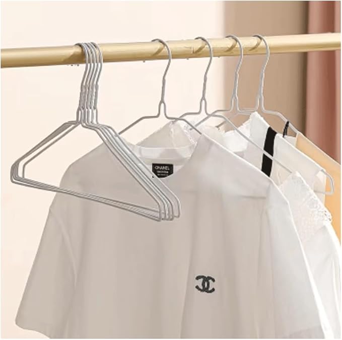 Pack of 30 Wire Hangers Steel Metal Drip Dry Coat Clothes Hangers -Metal Coat - Image 5