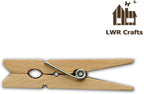 LWR CRAFTS Wooden Small Clothespins 1-7/8" 4.8cm 50 Pieces Per Pack - Image 11