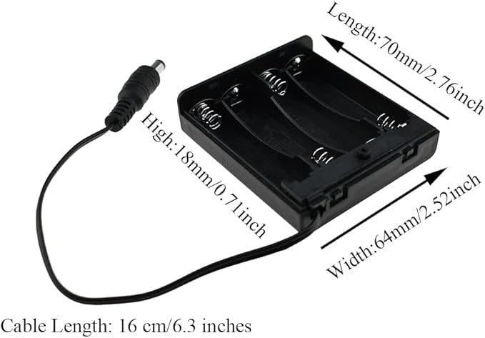 HAHIYO 6V 4x1.5V AA Battery Holder - Image 2