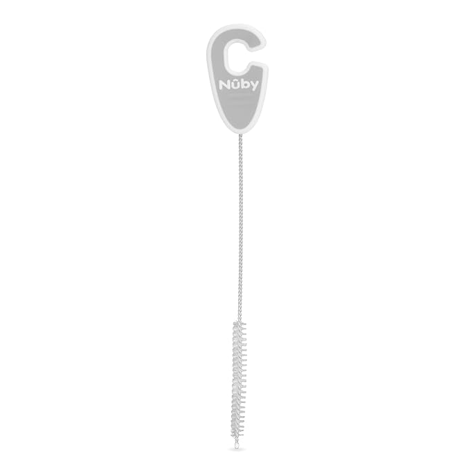 Nuby Bottle and Cup All Around Cleaning Brush Set, Cleans Straw, and Hard to - Image 10