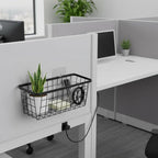 4 set Hanging Wall Basket Organizer, Over the Cabinet Door Wire Baskets - Image 7
