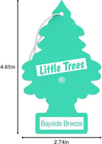 Little Trees Cardboard Hanging Car, Home & Office Air Freshener, Bayside Breeze - Image 7