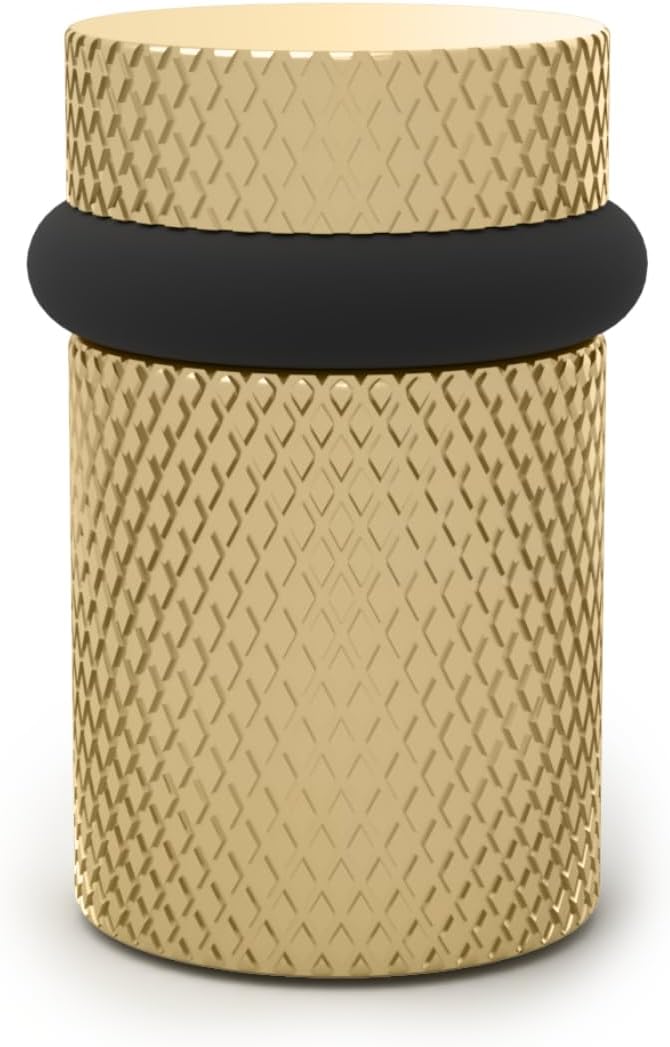 Mega Handles Knurled Floor Door Stopper, Quickly Installed Wall Protector by MegaHandles