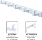 Coat Rack, Heavy Duty Stainless Steel 5 Tri Coat Hook Hanger, Wall Mounted - Image 3