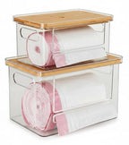 2 Pack Stackable Trash Bag Dispenser by COZYCRAZE
