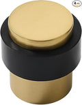 KHTUMEWARE 4 Pack 1-1/2 in Floor Door Stopper, Satin Brass Door Stop, Wall by khtumeware