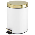 mDesign Pedal Bin — Metal Waste Bin by mDesign