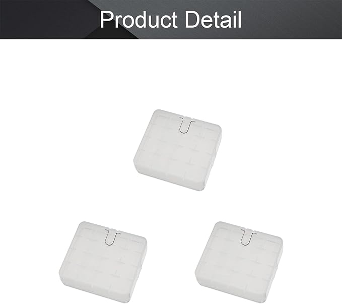 Fielect 3Pcs 18650 Battery Storage Case Holder Organizer 4 Capacity Battery - Image 4