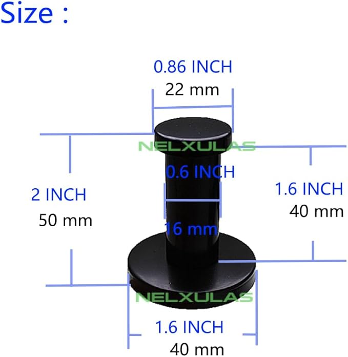 Classic Black Stainless Steel Single Super Heavy Duty Wall Mount Hook, Bath - Image 5