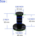Classic Black Stainless Steel Single Super Heavy Duty Wall Mount Hook, Bath - Image 5