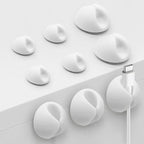 Phone Charger Cord Holder, Mini Cable Clips Wire Organizer, Cable Management by MYKURS
