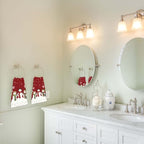 Snowman Hand Towels 28.7 x 13.7 Inch Christmas Bathroom Towels Winter Holiday - Image 7