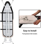 Black White Skull Ironing Board Cover 54x15 inches, Gothic Rock Skull - Image 4