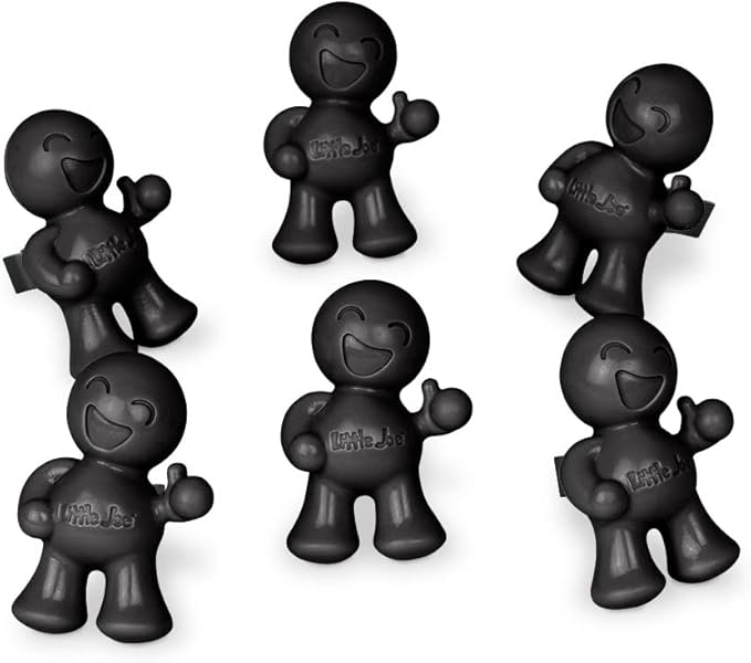 Little Joe 96405-6PK Black Velvet Scent Car Air Freshener Vent Clip, Fights - Image 2