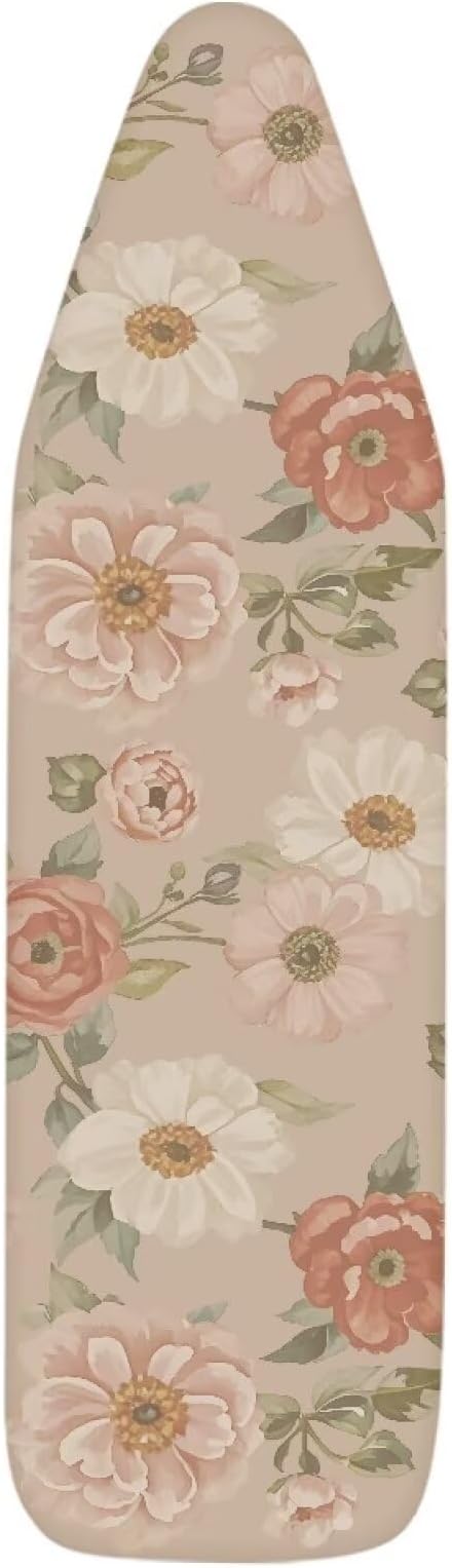 Floral Print Ironing Board Cover, Stretch Scorch Resistant Padding Elastic Edge - Image 6