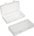 Fielect 8 x AA Battery Storage Case Holder Organizer Box Transparent by Fielect