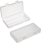 Fielect 8 x AA Battery Storage Case Holder Organizer Box Transparent by Fielect
