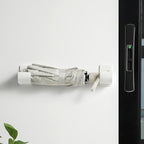 4 Pcs No Punching Trash Bag Dispenser Plastic Bag Holder, Wall Mounted Plastic - Image 5