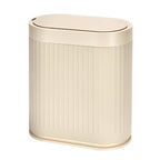 Bathroom Trash Can with Lid Automatic 2 Gallon Sensor Trash Bin, 7.5 Liter by SYNCVIBE