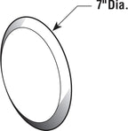 Prime-Line U 9265 Vinyl Circular Wall Protector - Image 2