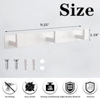 Coat Rack, Heavy Duty Stainless Steel 3 Tri Coat Hook Hanger, Wall Mounted Wall - Image 2
