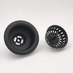 3-1/2 Inch Matte Black All Stainless Steel Kitchen Sink Drain Strainer Assembly - Image 4