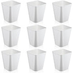 Hoolerry 9 Pieces Garbage Can 2 Gallon Small Trash Cans Bulk Bathroom Trash Bin by Hoolerry