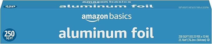 Amazon Basics Aluminum Foil, 250 Sq Ft by AmazonBasics