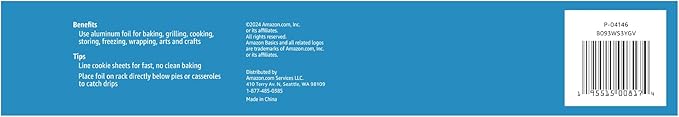 Amazon Basics Aluminum Foil, 250 Sq Ft - Image 3