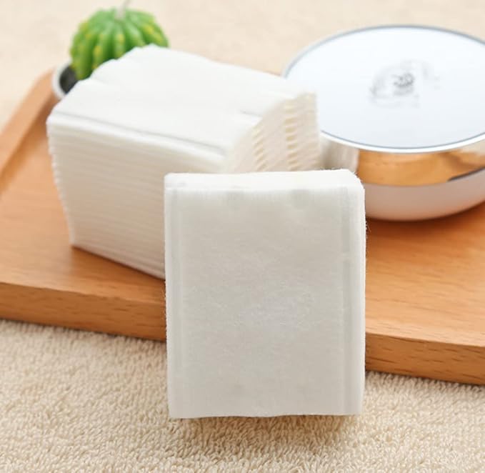 200PCS/1Bag Rectangle Organic Cotton Pads Eye Makeup Remover Pads Lint Free - Image 8