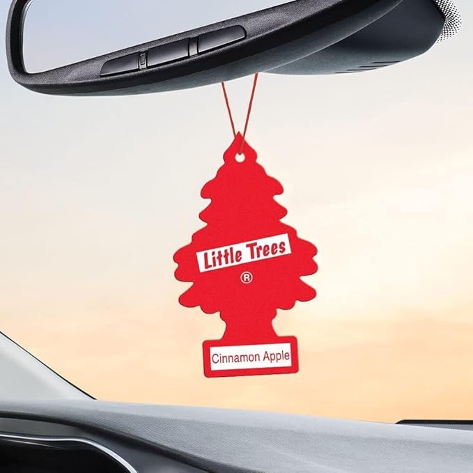 Car Freshner U1P10338 Little Trees Cinnamon Apple Air freshener, 24 Pack - Image 4