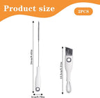 2 Pcs Multifunctional Cup Lid Cleaning Brush and Straw Cleaner Brush Set - Image 2