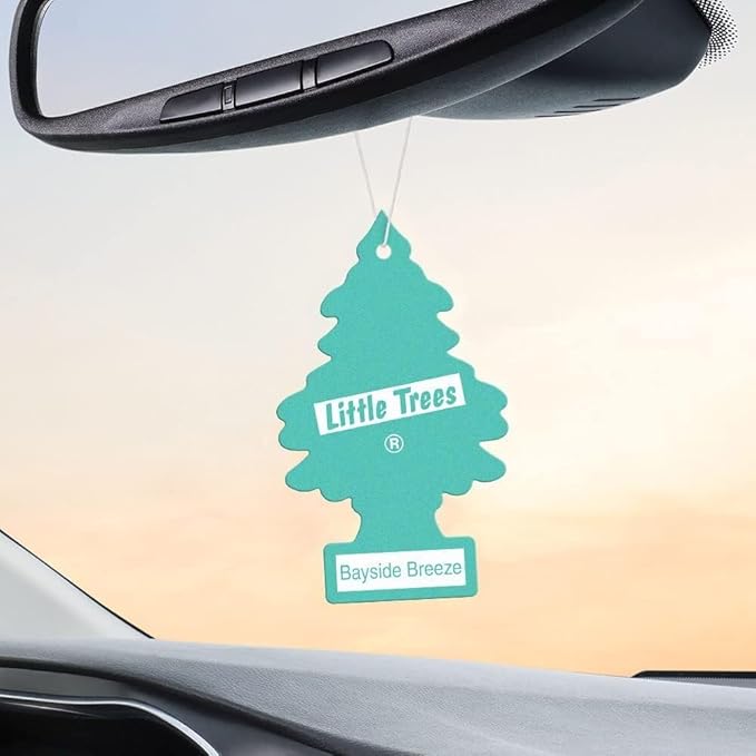 Little Trees Cardboard Hanging Car, Home & Office Air Freshener, Bayside Breeze - Image 4