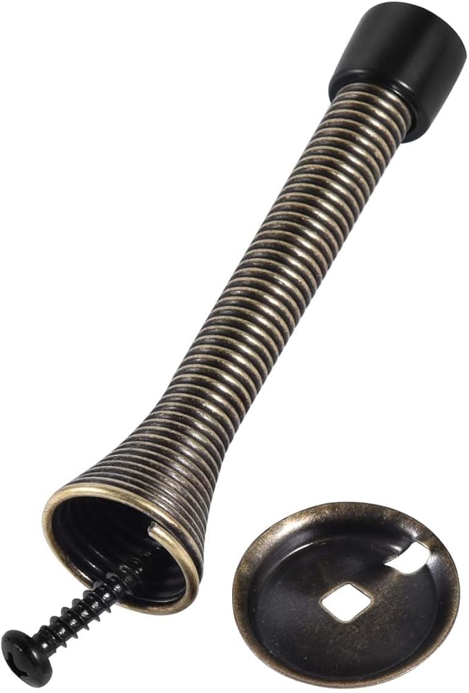 24 Pack Spring Door Stops 3 1/4 Inch Flexible Heavy Duty Spring Door Stopper - Image 7