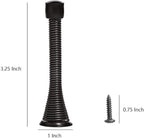 16 Pack Spring Door Stops 3 1/4 Inch Flexible Heavy Duty Spring Door Stopper - Image 2