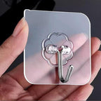 Adhesive Wall Hook, Set Heavy-Duty Thickened self-Adhesive Hook，16Pcs，33lb max - Image 2