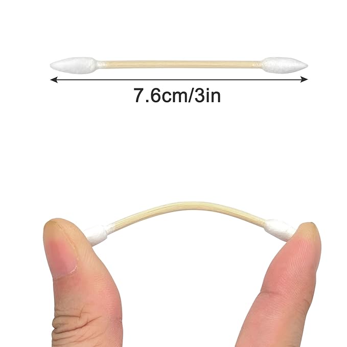eyxformula 900 Count Pointed Tip Cotton Swabs, Double Precision Tips Cotton - Image 6