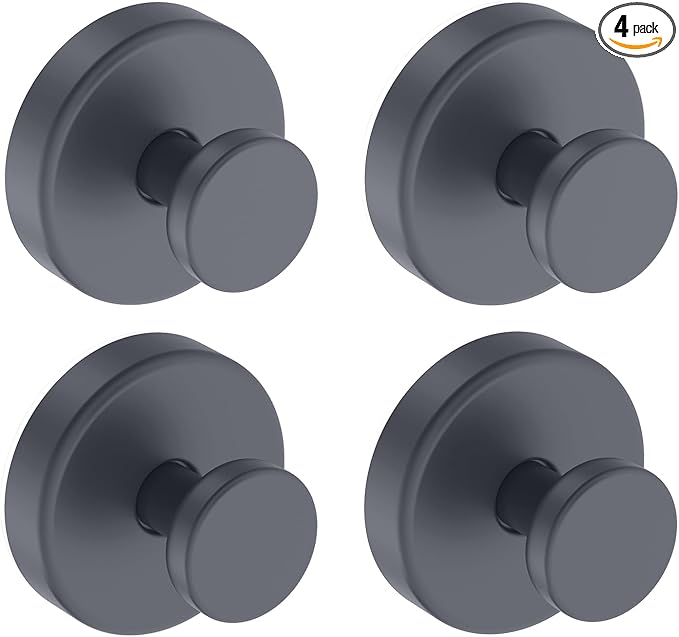 Suction Cup Hooks for Shower, Removable Towel Hooks for Bathroom Window Glass by Bntuk