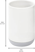 iDesign Toothbrush Holder for Normal Toothbrushes, Spin Brushes, and Toothpaste - Image 2