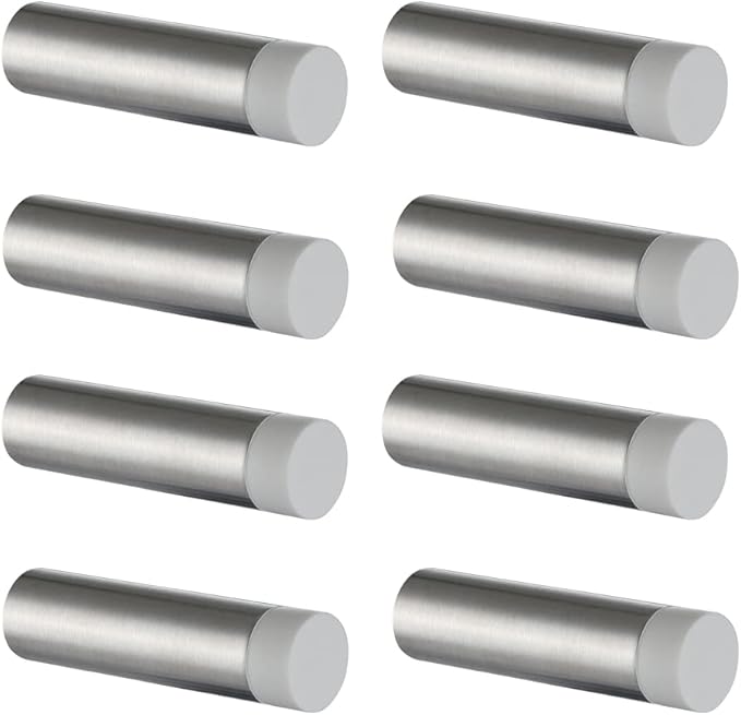 JQK Door Stopper, 2-7/8 Inch 304 Stainless Steel Sound Dampening Door Stop by Homeimprovement