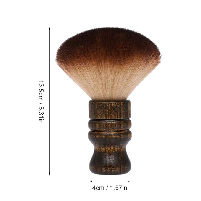 Large Neck Duster Brush Anself Soft Barber Face Cleaning Hairbrush Nylon Hair - Image 7